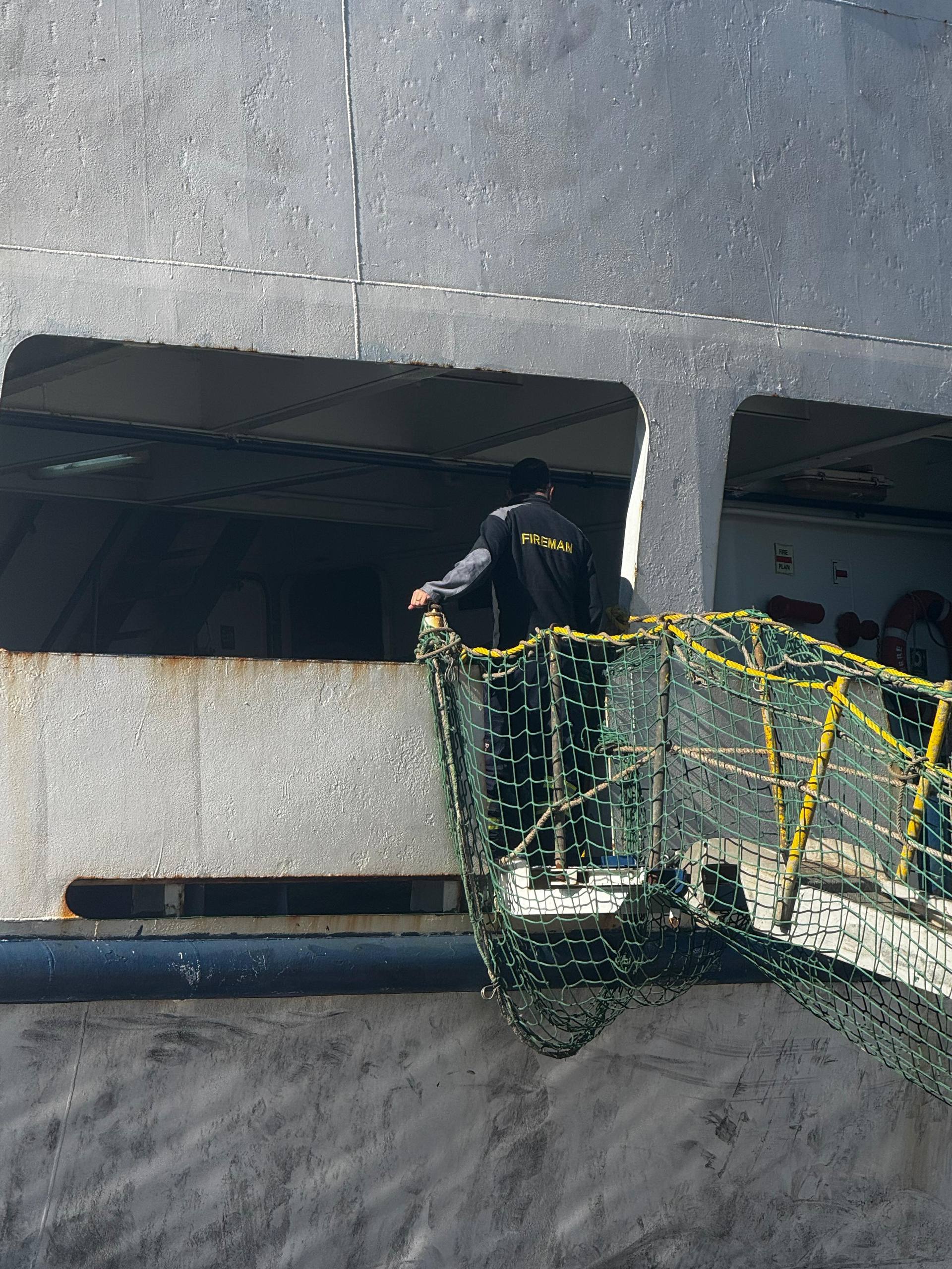 Fireman a bordo nave