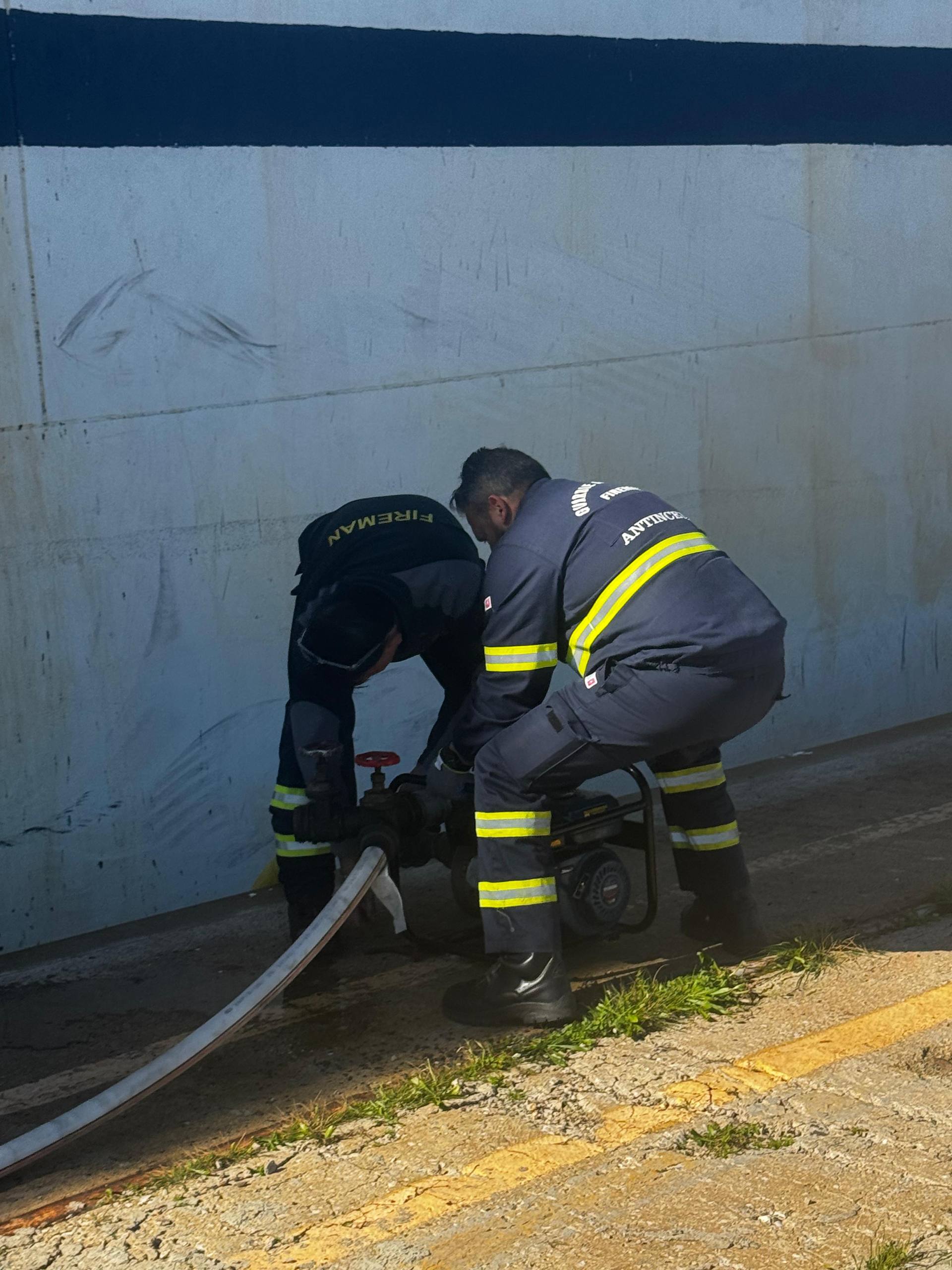 Guardie ai fuochi in azione